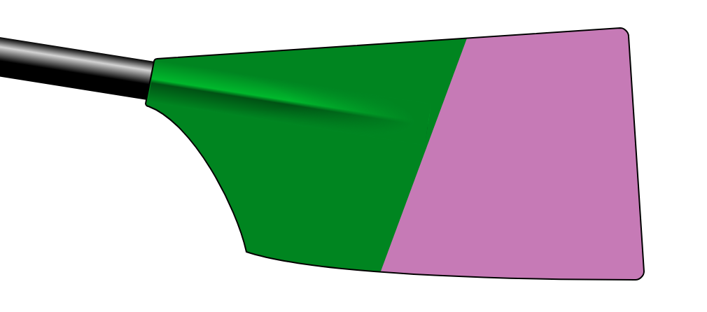 Auriol Kensington Rowing Club's blade colours.