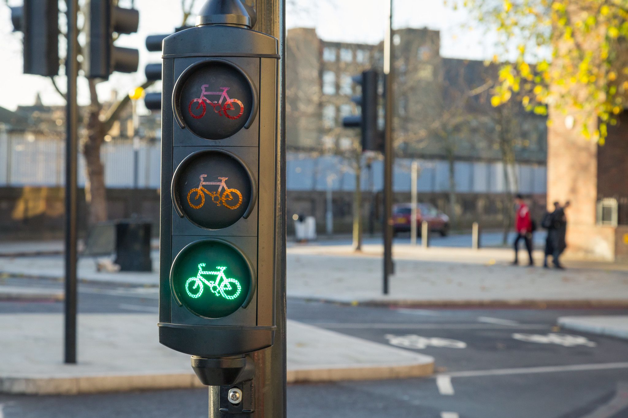 A low level cycle signal showing a green light.