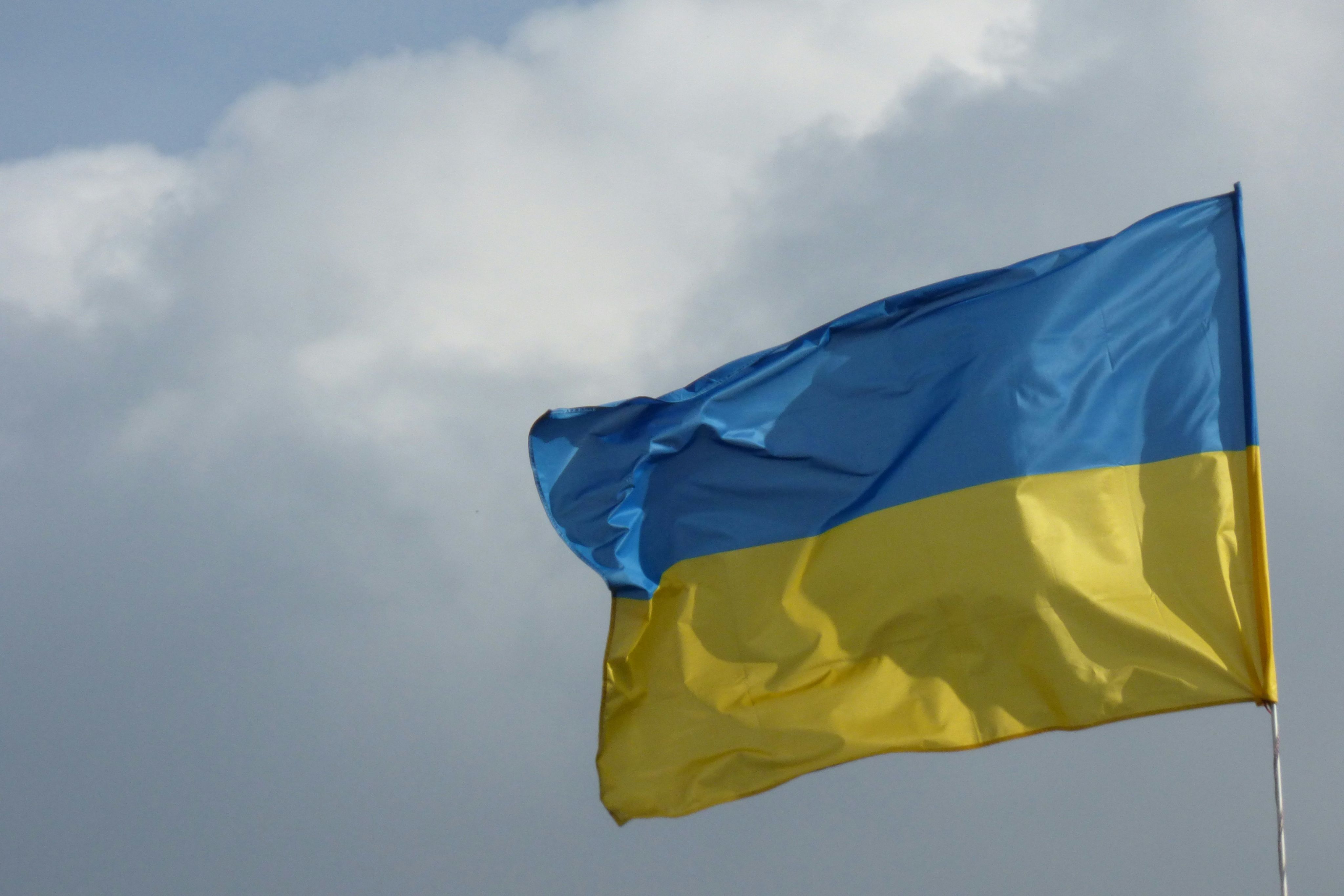 Ukrainian flag 