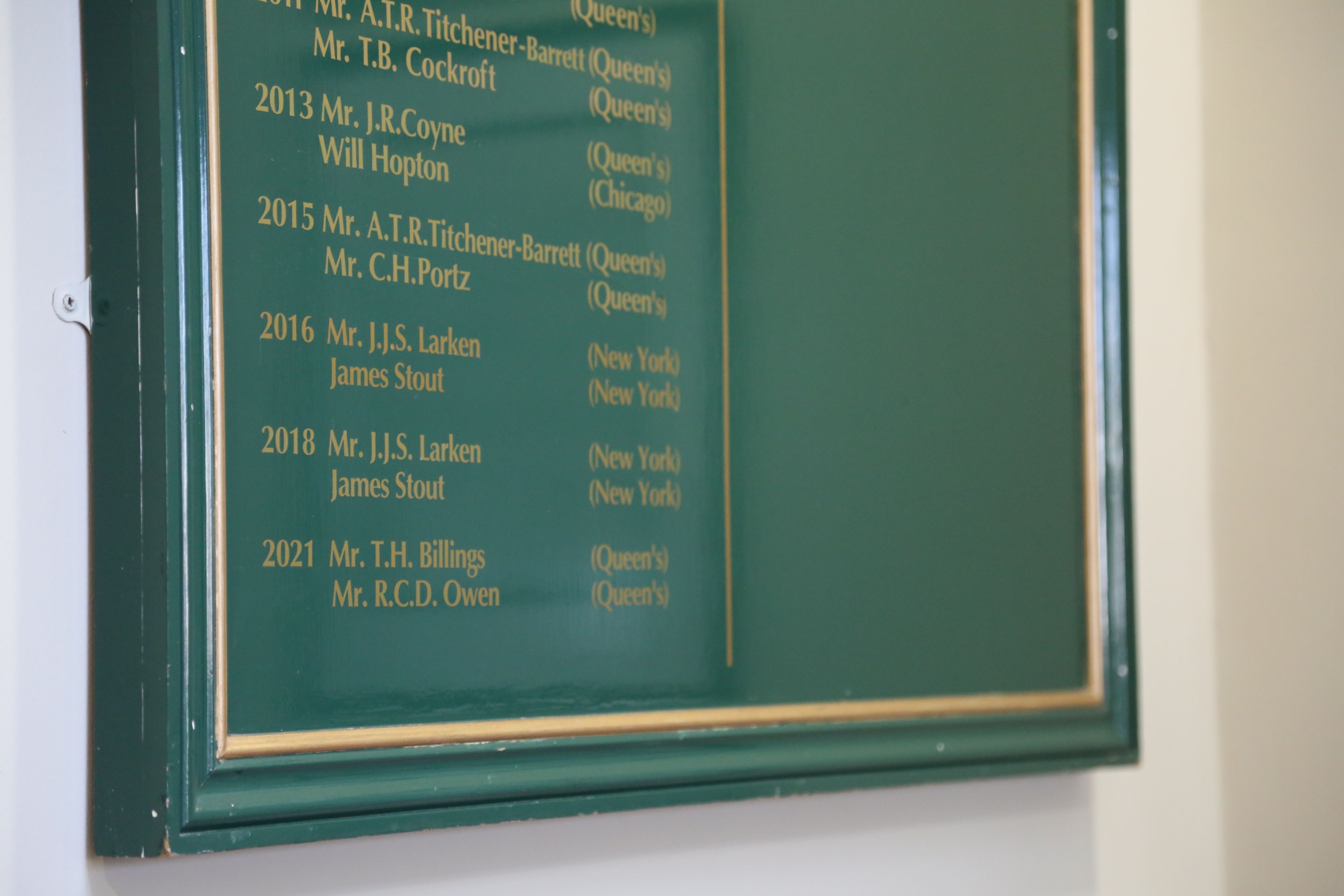 Board of World Champions