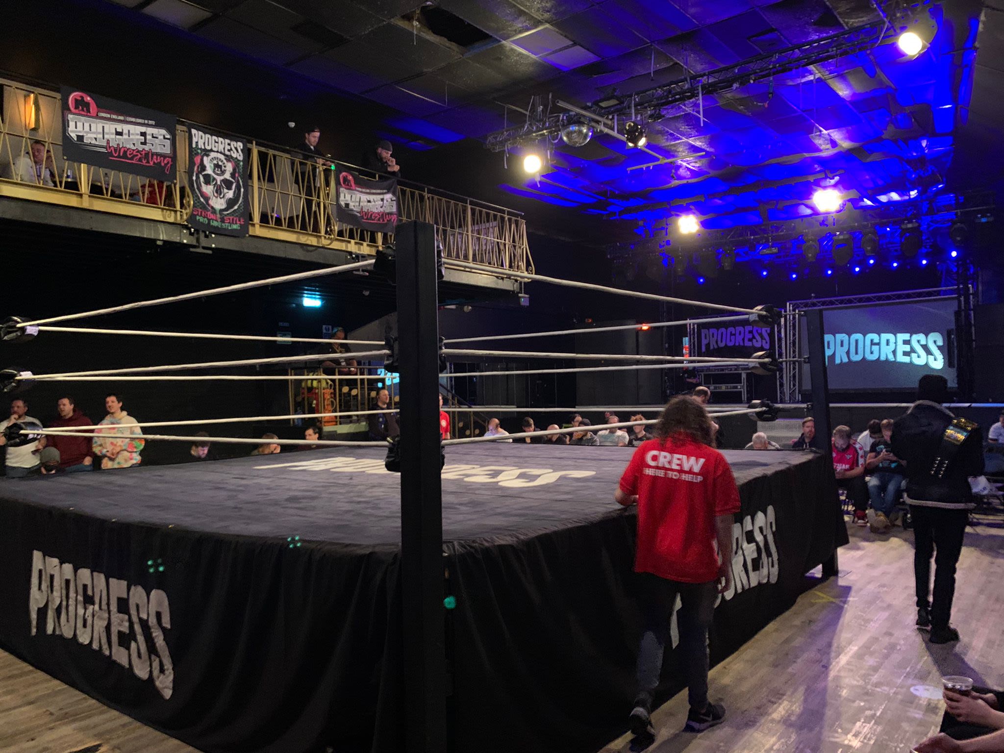 A ring used by Progress Wrestling 