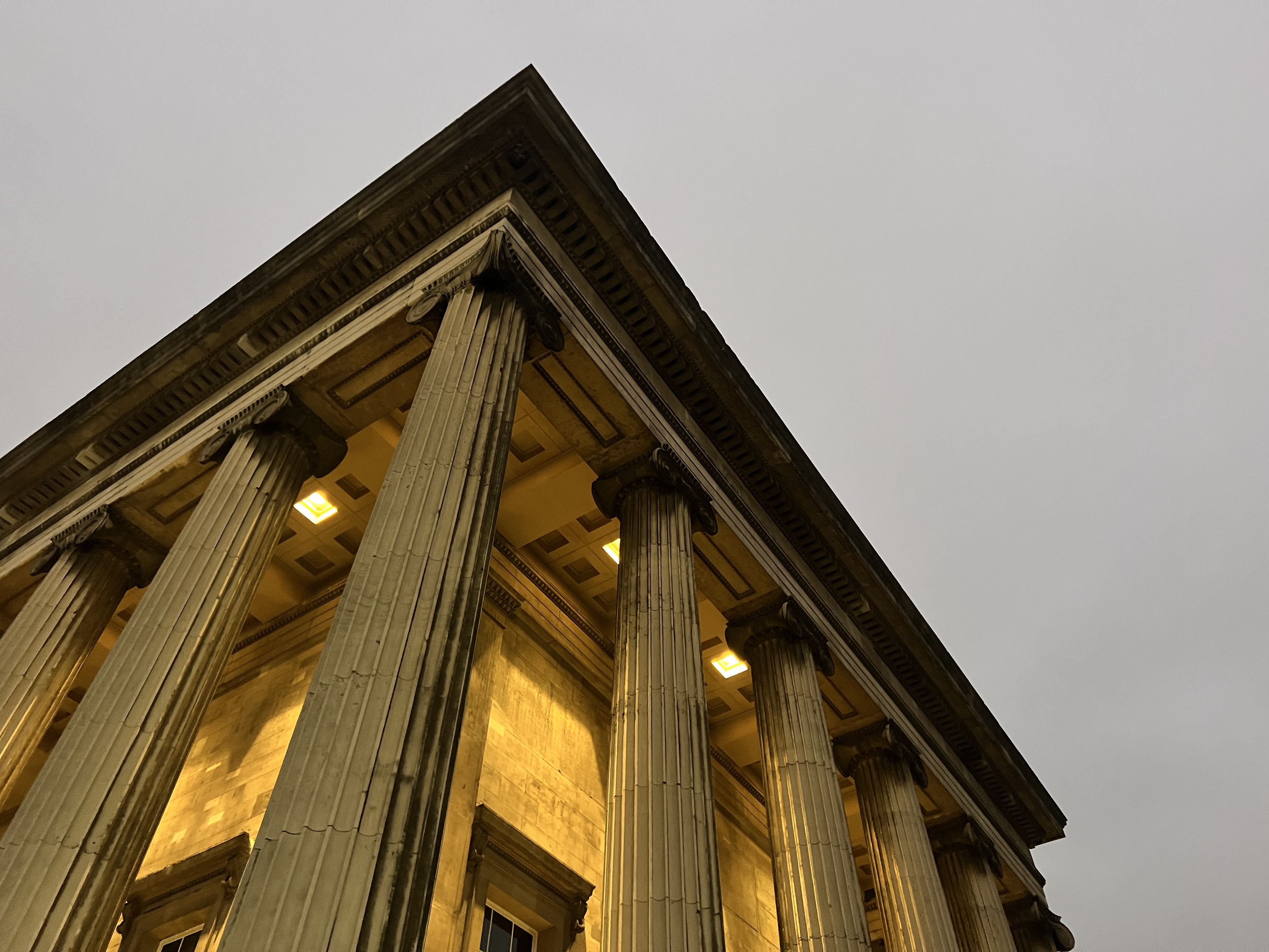 Photo of pillars at The British Museum