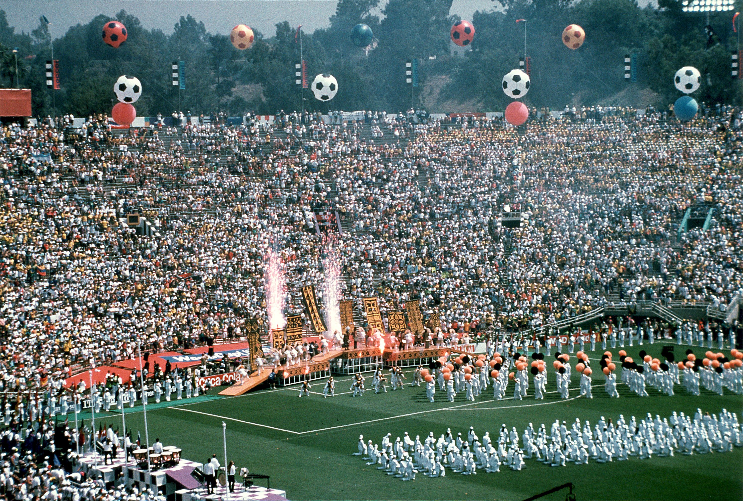Pyrotechnical show at the 1994 World Cup in the USA