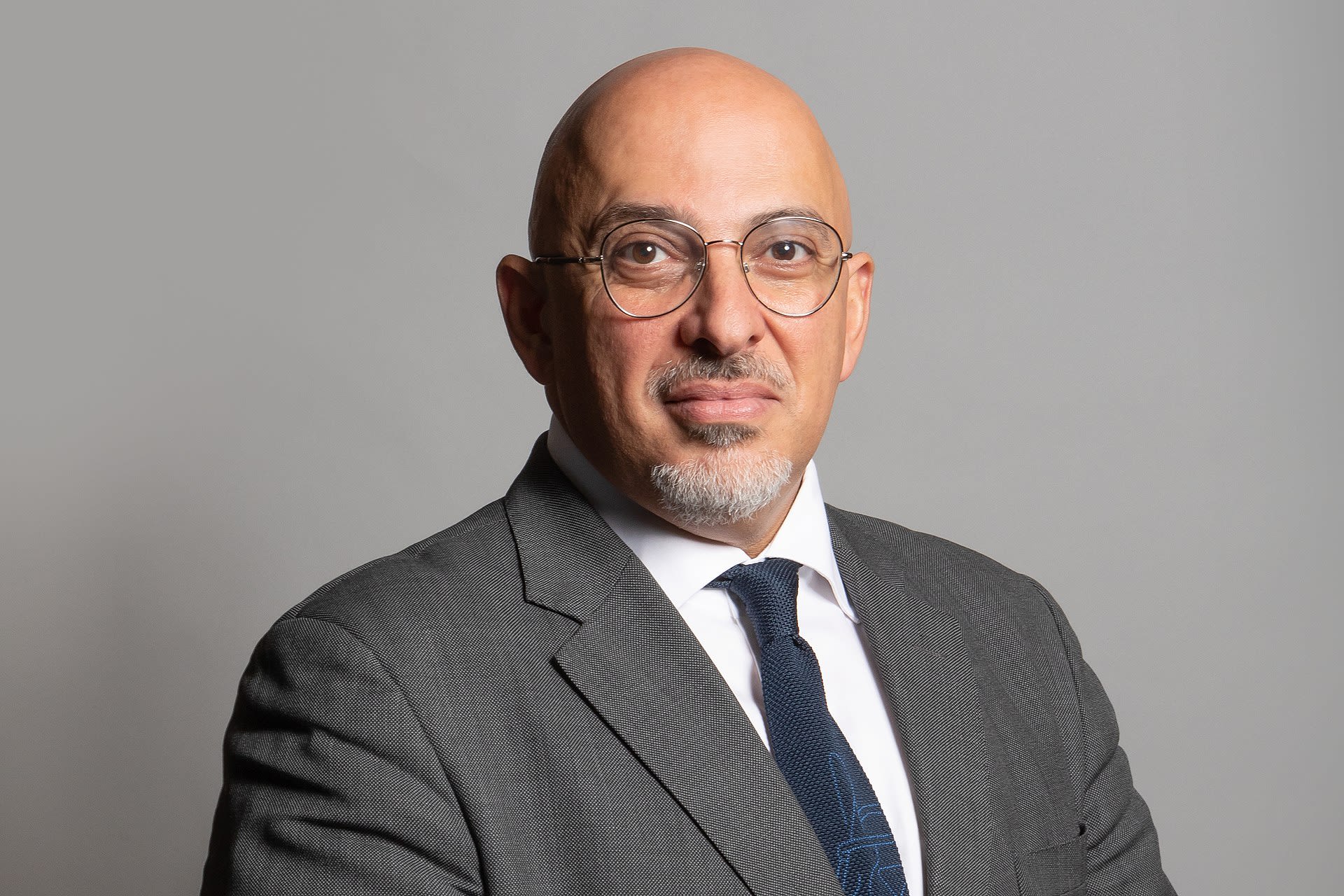 Official portrait of Education Secretary Nadhim Zahawi