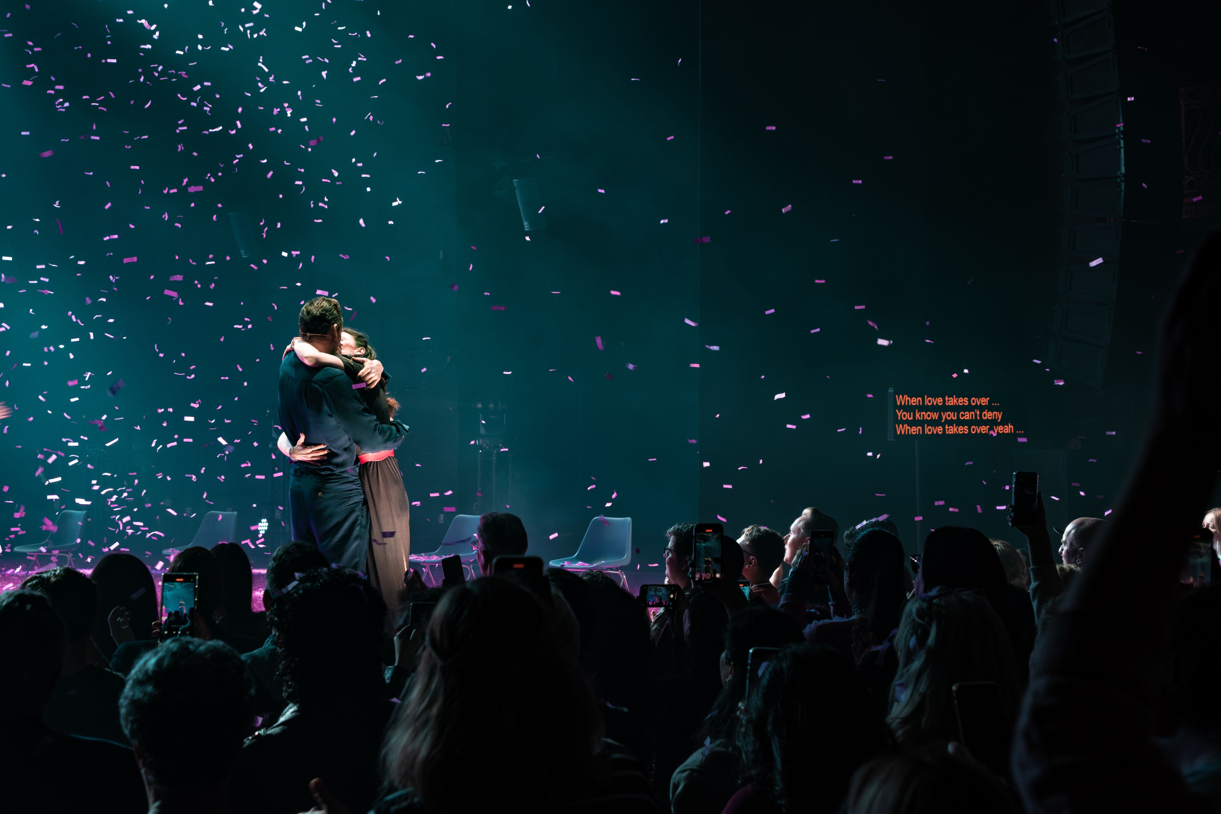 Captions are used throughout the West End